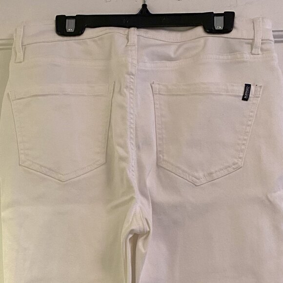 Buffalo David Bitton Leilah Semi Hi Rise Skinny Pant in White Size 29 - Picture 5 of 7